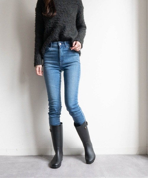 Fabby fabby(ファビィーファビィー)の「ミドルレインブーツ(レインシューズ・レディース・ブラック・SMALL/LARGE/MEDIUM)」の21枚目の写真