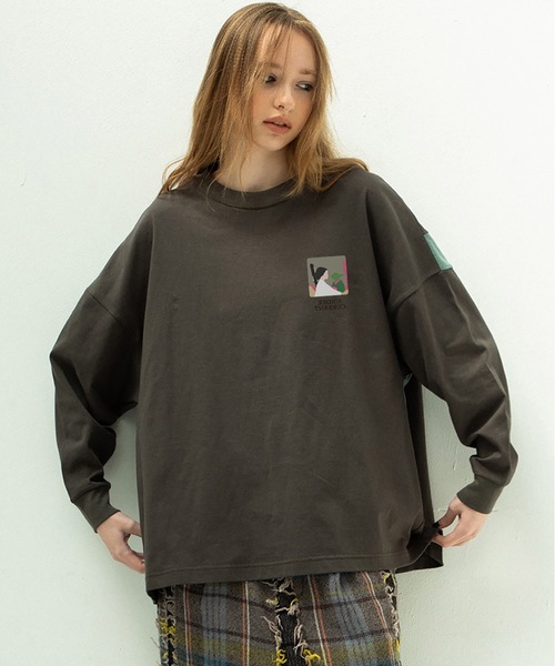 STOF(ストフ)の「COLOR MIX RELAX TEE(Tシャツ/カットソー・メンズ・ブラック/グレイッシュベージュ/チャコール・S/M)」の3枚目の写真