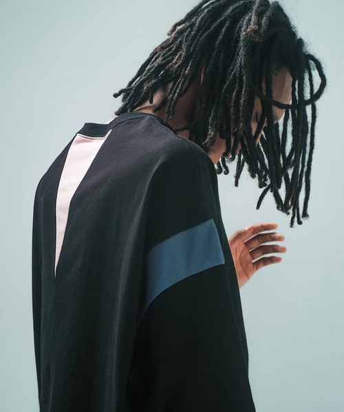 STOF(ストフ)の「COLOR MIX RELAX TEE(Tシャツ/カットソー・メンズ・ブラック/グレイッシュベージュ/チャコール・S/M)」の6枚目の写真