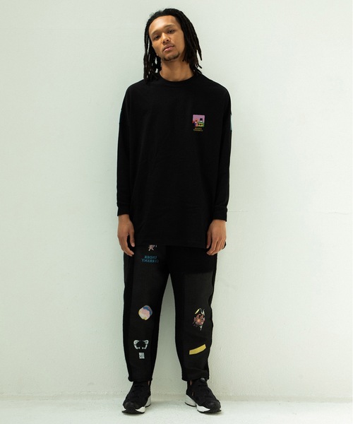 STOF(ストフ)の「COLOR MIX RELAX TEE(Tシャツ/カットソー・メンズ・ブラック/グレイッシュベージュ/チャコール・S/M)」の7枚目の写真