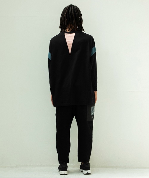 STOF(ストフ)の「COLOR MIX RELAX TEE(Tシャツ/カットソー・メンズ・ブラック/グレイッシュベージュ/チャコール・S/M)」の10枚目の写真