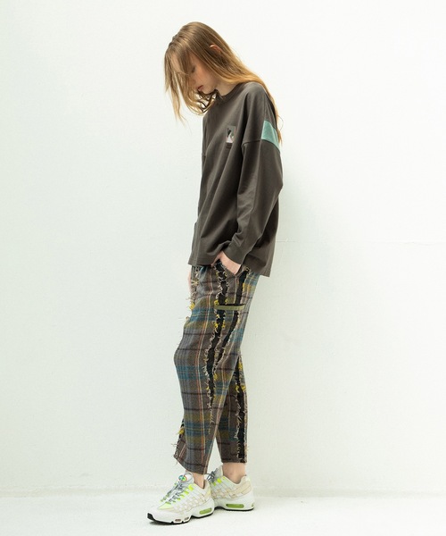 STOF(ストフ)の「COLOR MIX RELAX TEE(Tシャツ/カットソー・メンズ・ブラック/グレイッシュベージュ/チャコール・S/M)」の15枚目の写真