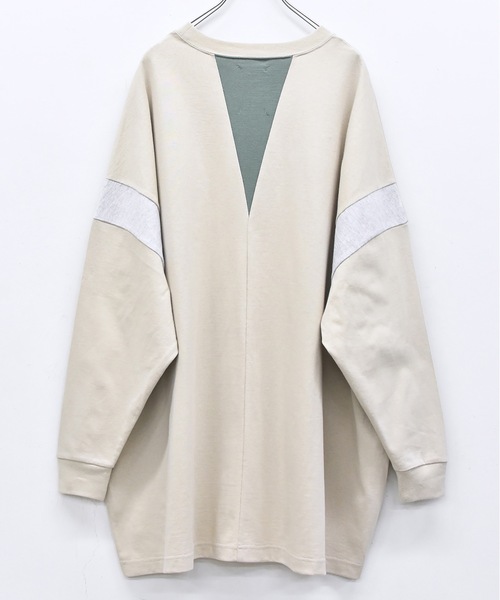 STOF(ストフ)の「COLOR MIX RELAX TEE(Tシャツ/カットソー・メンズ・ブラック/グレイッシュベージュ/チャコール・S/M)」の19枚目の写真