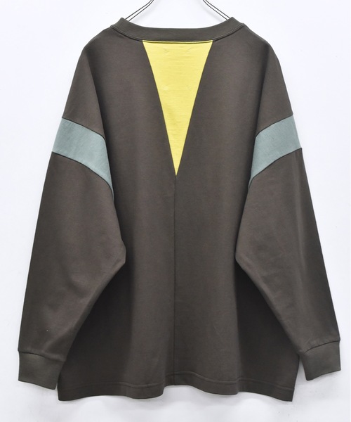 STOF(ストフ)の「COLOR MIX RELAX TEE(Tシャツ/カットソー・メンズ・ブラック/グレイッシュベージュ/チャコール・S/M)」の21枚目の写真