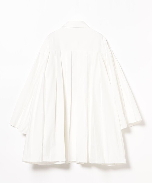 Ray BEAMS(レイビームス)の「GHOSPELL / Tora Pleat Mini Dress(シャツワンピース・レディース・ホワイト・SMALL)」の6枚目の写真