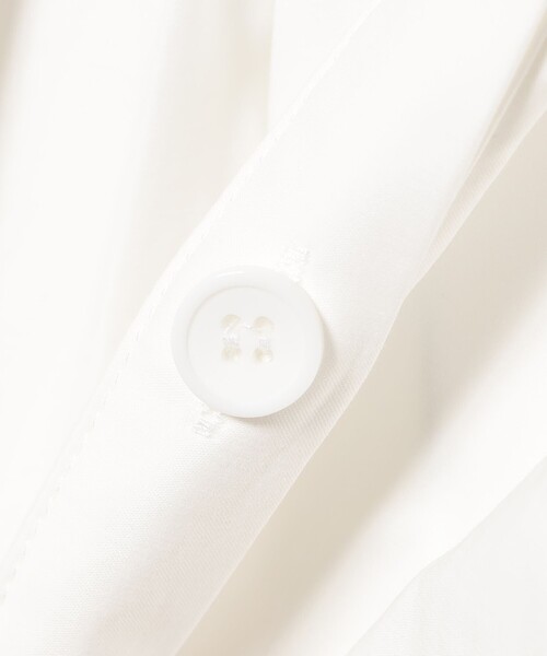 Ray BEAMS(レイビームス)の「GHOSPELL / Tora Pleat Mini Dress(シャツワンピース・レディース・ホワイト・SMALL)」の7枚目の写真