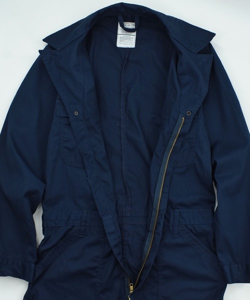 MILITARY(ミリタリー)の「【ヴィンテージ古着】’08 U.S.NAVY ユーティリティ カバーオール(つなぎ/オールインワン・メンズ・ネイビー・X-LARGE)」の4枚目の写真