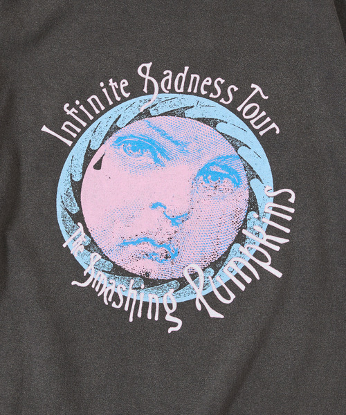 Insonnia PROJECTS（インソニアプロジェクト）の「Insonnia Projects インソニアプロジェクツ / MCA INFINITE SADNESS TOUR TEE-C The Smashing Pumpkins スマッシング・パンプキンズ グラフィックプリントビッグシルエットTシャツ バンドT スマパン / IP-TSP-010（Tシャツ/カットソー・メンズ・ブラック/ホワイト・0/1/2/3）」の7枚目の写真