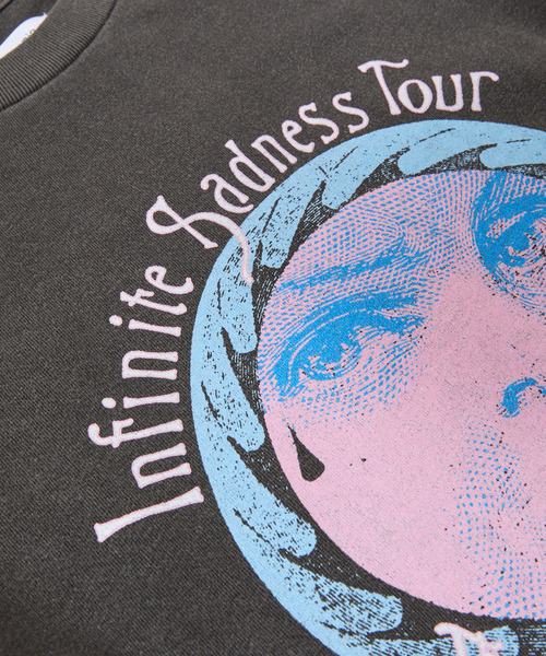 Insonnia PROJECTS（インソニアプロジェクト）の「Insonnia Projects インソニアプロジェクツ / MCA INFINITE SADNESS TOUR TEE-C The Smashing Pumpkins スマッシング・パンプキンズ グラフィックプリントビッグシルエットTシャツ バンドT スマパン / IP-TSP-010（Tシャツ/カットソー・メンズ・ブラック/ホワイト・0/1/2/3）」の10枚目の写真