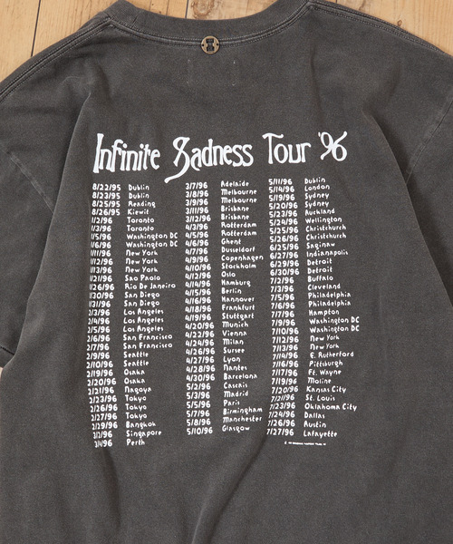 Insonnia PROJECTS（インソニアプロジェクト）の「Insonnia Projects インソニアプロジェクツ / MCA INFINITE SADNESS TOUR TEE-C The Smashing Pumpkins スマッシング・パンプキンズ グラフィックプリントビッグシルエットTシャツ バンドT スマパン / IP-TSP-010（Tシャツ/カットソー・メンズ・ブラック/ホワイト・0/1/2/3）」の14枚目の写真