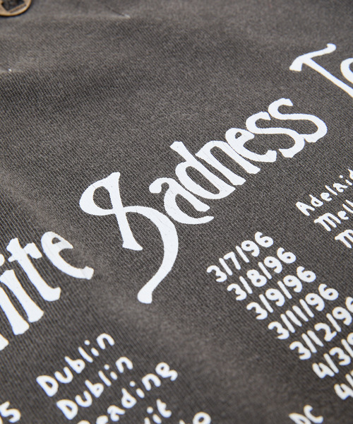 Insonnia PROJECTS（インソニアプロジェクト）の「Insonnia Projects インソニアプロジェクツ / MCA INFINITE SADNESS TOUR TEE-C The Smashing Pumpkins スマッシング・パンプキンズ グラフィックプリントビッグシルエットTシャツ バンドT スマパン / IP-TSP-010（Tシャツ/カットソー・メンズ・ブラック/ホワイト・0/1/2/3）」の17枚目の写真