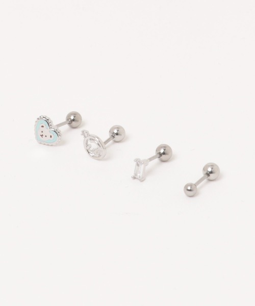 TONE SELECT GOODS(トーンセレクトグッズ)の「【Peony/ピオニー】/【アレルギー対応】サージカルスレンレス 片耳・両耳兼用 モチーフピアスセット(ピアス(片耳用)・レディース・シルバー系1/その他1/その他2/その他3/ゴールド系2/シルバー系3/ゴールド系3/シルバー系2/ゴールド系1・FREE)」の11枚目の写真