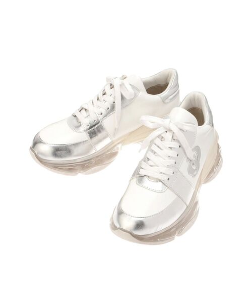 GYDA(ジェイダ)の「GD air motion ソールスニーカー(スニーカー・レディース・オフホワイト/ブラック・SMALL/MEDIUM/LARGE)」の6枚目の写真