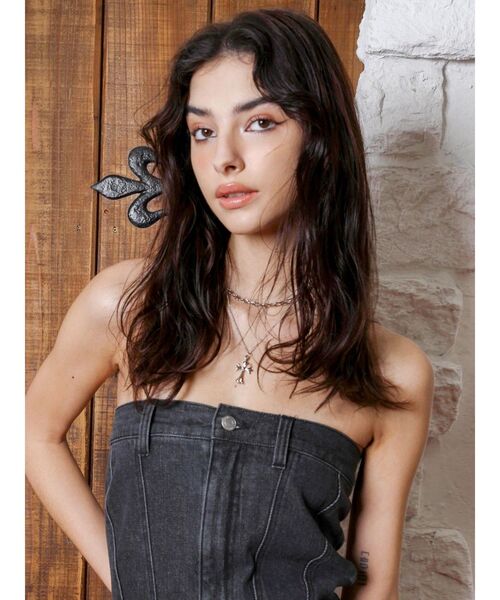 EVRIS（エヴリス）の「CROSS MOTIF 2連ネックレス（ネックレス・レディース・シルバー/ゴールド・FREE）」の16枚目の写真