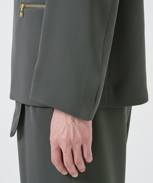 CULLNI】別注 DOUBLE ZIP JACKET（テーラードジャケット）｜CULLNI