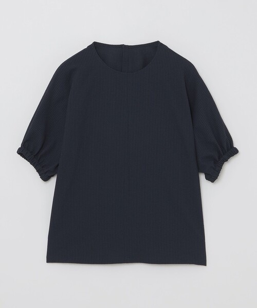 MACKINTOSH PHILOSOPHY(マッキントッシュ フィロソフィー)の「【WEB&一部店舗限定】サッカーブラウス(シャツ/ブラウス・レディース・ダークネイビー/ブラック・36/38)」の1枚目の写真