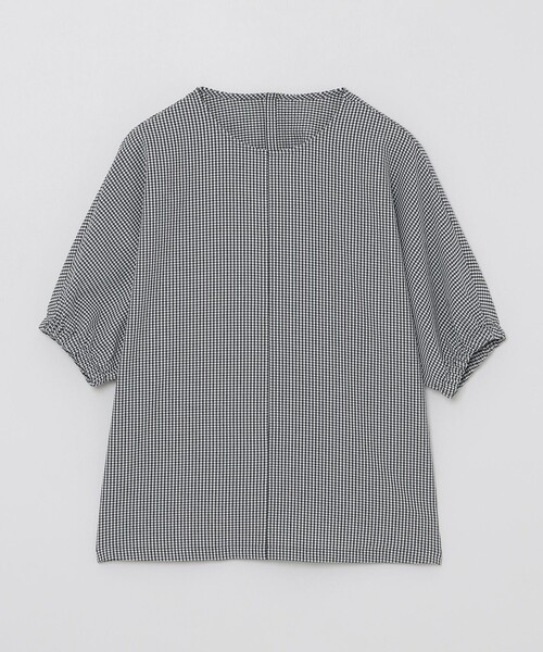 MACKINTOSH PHILOSOPHY(マッキントッシュ フィロソフィー)の「【WEB&一部店舗限定】サッカーブラウス(シャツ/ブラウス・レディース・ダークネイビー/ブラック・36/38)」の2枚目の写真