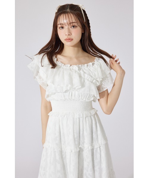 rienda(リエンダ)の「【AKB48 平田侑希さん着用】ツーウェイオフショルワンピース 夏服 半袖(ワンピース・レディース・ブルー/ブラック/ホワイト・FREE)」の16枚目の写真