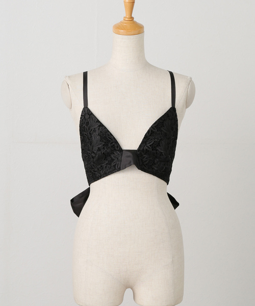 セール】【FUMIE TANAKA(フミエタナカ)】embroidery bustier