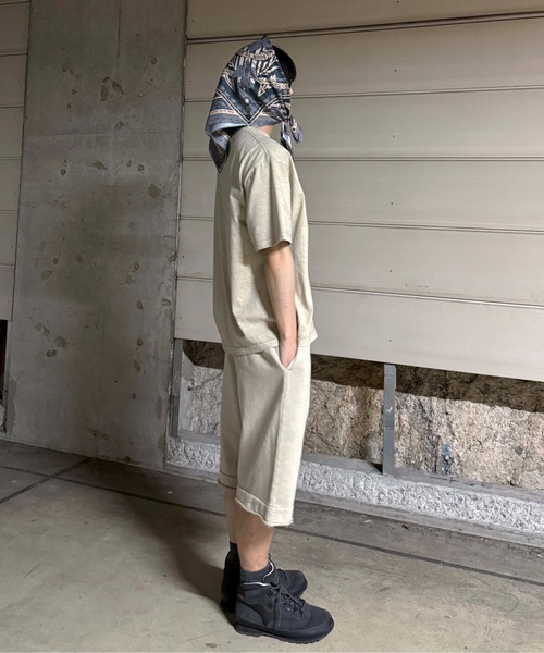 sedacle girl(セダクルガール)の「ピグメント加工ハーフパンツ 【SETUP着用可能】(スウェットパンツ・レディース・チャコールグレー/杢グレー/ベージュ/ネイビー/ピンク/ボルドー・SMALL/MEDIUM/LARGE)」の16枚目の写真