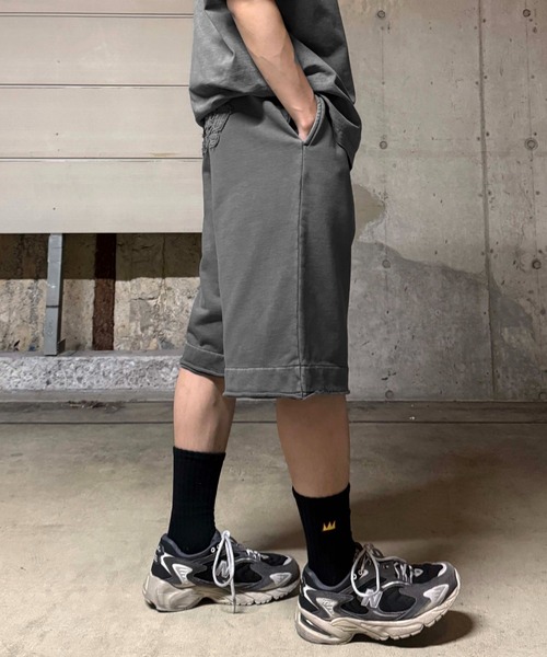 めぐ　salsation ハーフパンツ ピグメント加工ハーフパンツ 【SETUP着用可能】（スウェット