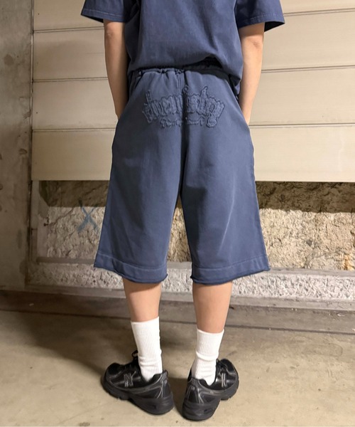 sedacle girl(セダクルガール)の「ピグメント加工ハーフパンツ 【SETUP着用可能】(スウェットパンツ・レディース・チャコールグレー/杢グレー/ベージュ/ネイビー/ピンク/ボルドー・SMALL/MEDIUM/LARGE)」の19枚目の写真