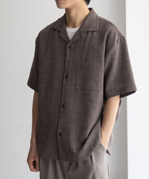 URBAN COLLECTION(アーバンコレクション)の「URBANCOLECTION エアリネンオーバーサイズシャツ(シャツ/ブラウス・メンズ・チャコールグレー/ベージュ/ライトグレー・S/M/L/XL)」の20枚目の写真