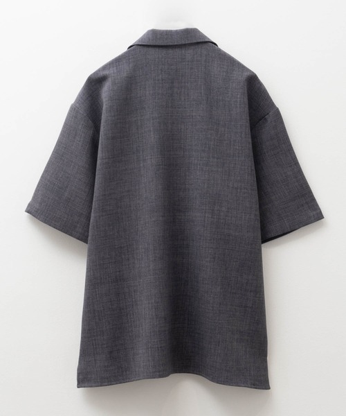 URBAN COLLECTION(アーバンコレクション)の「URBANCOLECTION エアリネンオーバーサイズシャツ(シャツ/ブラウス・メンズ・チャコールグレー/ベージュ/ライトグレー・S/M/L/XL)」の14枚目の写真