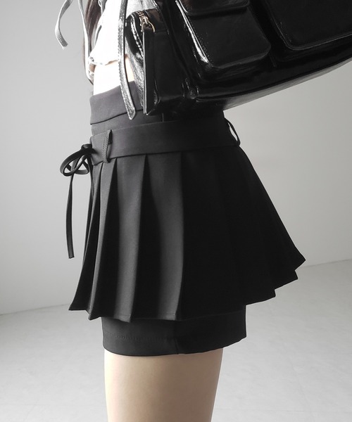 me+em select(ミームセレクト)の「※※【 3color 】ストラップリボンプリーツショートパンツ / strap ribbon pleated short pants(その他パンツ・レディース・ホワイト/ブラック/グレー・SMALL/MEDIUM/LARGE)」の21枚目の写真