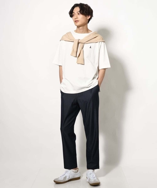 a.v.v(アーヴェヴェ)の「【接触冷感】スマートシャンブレーセミルーズパンツ アンクル丈(その他パンツ・メンズ・ネイビー/ブラック/チャコールグレー・50/48/46/52/44)」の16枚目の写真