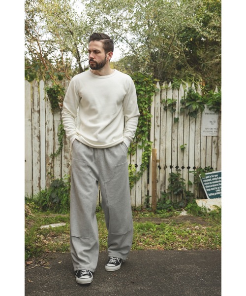 MR.OLIVE（ミスターオリーブ）の「HEAT THERMAL / INNER CREW NECK SHIRT（Tシャツ/カットソー・メンズ・オフホワイト/ブラック・MEDIUM/LARGE）」の3枚目の写真