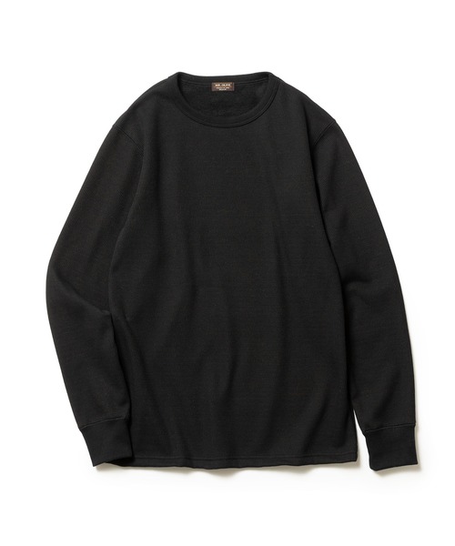 MR.OLIVE（ミスターオリーブ）の「HEAT THERMAL / INNER CREW NECK SHIRT（Tシャツ/カットソー・メンズ・オフホワイト/ブラック・MEDIUM/LARGE）」の4枚目の写真