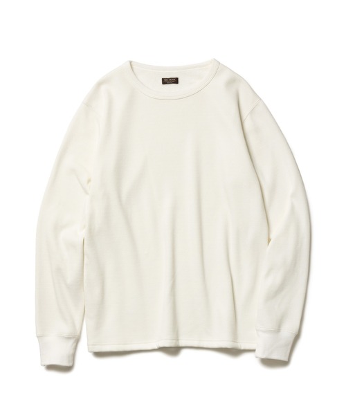 MR.OLIVE（ミスターオリーブ）の「HEAT THERMAL / INNER CREW NECK SHIRT（Tシャツ/カットソー・メンズ・オフホワイト/ブラック・MEDIUM/LARGE）」の17枚目の写真