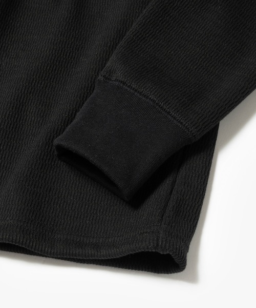 MR.OLIVE（ミスターオリーブ）の「HEAT THERMAL / INNER CREW NECK SHIRT（Tシャツ/カットソー・メンズ・オフホワイト/ブラック・MEDIUM/LARGE）」の15枚目の写真