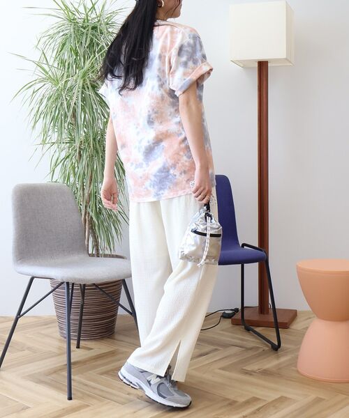 AMERICAN HOLIC(アメリカンホリック)の「【WEB限定】タイダイ染めTシャツ(Tシャツ/カットソー・レディース・パープル/オレンジ・FREE)」の22枚目の写真