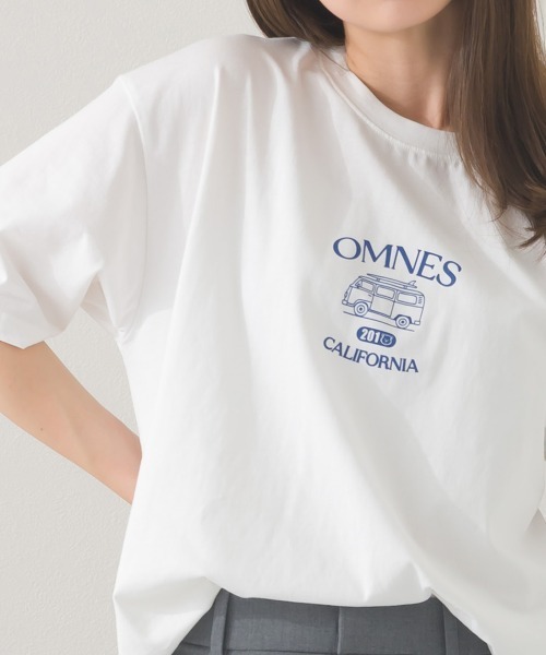 OMNES(オムネス)の「プリントTシャツE CALIFORNIA(Tシャツ/カットソー・レディース・ネイビー/ホワイト・MEDIUM/LARGE)」の10枚目の写真