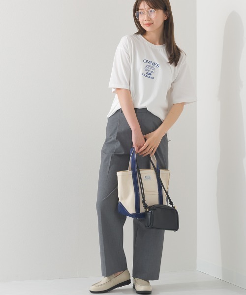 OMNES(オムネス)の「プリントTシャツE CALIFORNIA(Tシャツ/カットソー・レディース・ネイビー/ホワイト・MEDIUM/LARGE)」の8枚目の写真