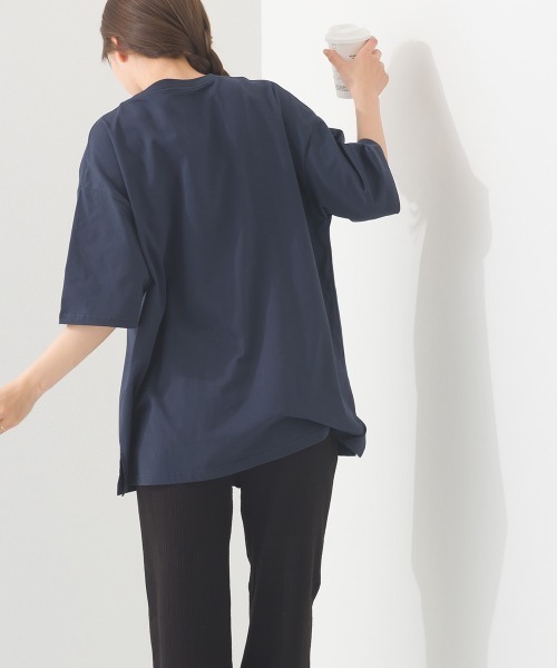 OMNES(オムネス)の「プリントTシャツE CALIFORNIA(Tシャツ/カットソー・レディース・ネイビー/ホワイト・MEDIUM/LARGE)」の5枚目の写真