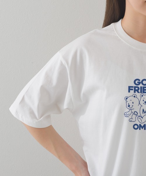OMNES(オムネス)の「プリントTシャツE CALIFORNIA(Tシャツ/カットソー・レディース・ネイビー/ホワイト・MEDIUM/LARGE)」の15枚目の写真