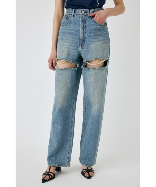 MOUSSY マウジー　PLAIN JEANS STRAIGHT デニムパンツ PLAIN JEANS STRAIGHT（デニムパンツ）｜MOUSSY（マウジー）の