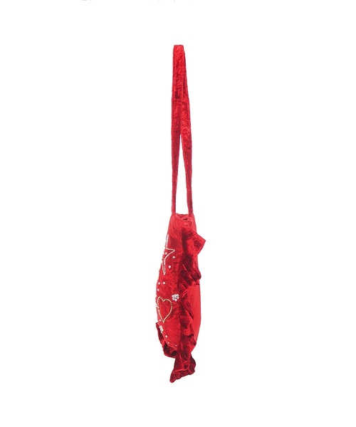 HEY!MrsROSE(ヘイミセスローズ)の「HEY! Mrs ROSE(ヘイ!ミセスローズ)Velvet Gyoza Tote(トートバッグ・レディース・レッド/ブラック・FREE)」の9枚目の写真