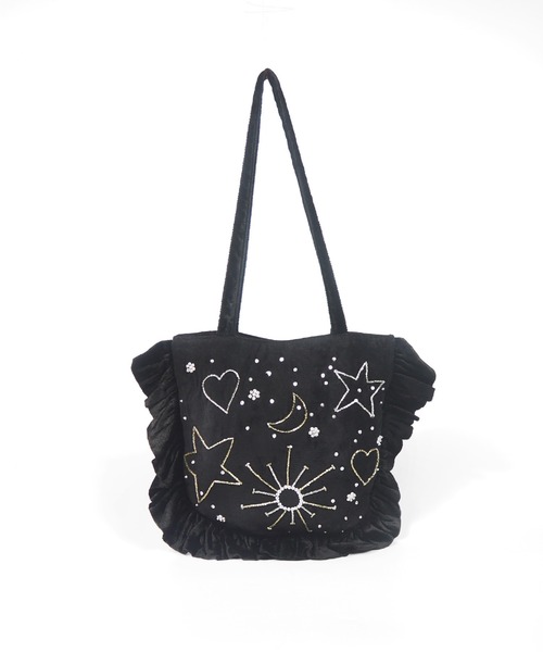 HEY!MrsROSE(ヘイミセスローズ)の「HEY! Mrs ROSE(ヘイ!ミセスローズ)Velvet Gyoza Tote(トートバッグ・レディース・レッド/ブラック・FREE)」の7枚目の写真