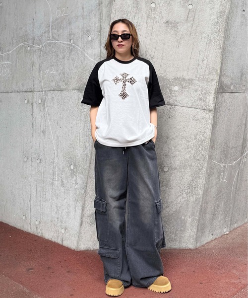 sedacle（セダクル）の「メニ―ポケットデニムカーゴパンツ（カーゴパンツ・メンズ・ブラック/インディゴブルー・SMALL/MEDIUM/LARGE）」の6枚目の写真