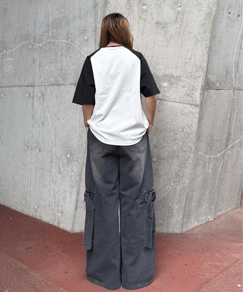 sedacle（セダクル）の「メニ―ポケットデニムカーゴパンツ（カーゴパンツ・メンズ・ブラック/インディゴブルー・SMALL/MEDIUM/LARGE）」の8枚目の写真
