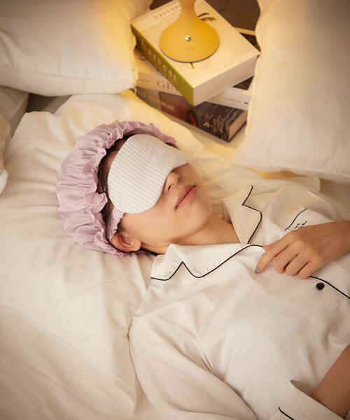 BIRTHDAY BAR（バースデイバー）の「【SILKUU シルクゥ】Silk Eye Mask  アイピローマスク（その他ルームウェア・レディース・グレー/ピンク・0）」の20枚目の写真
