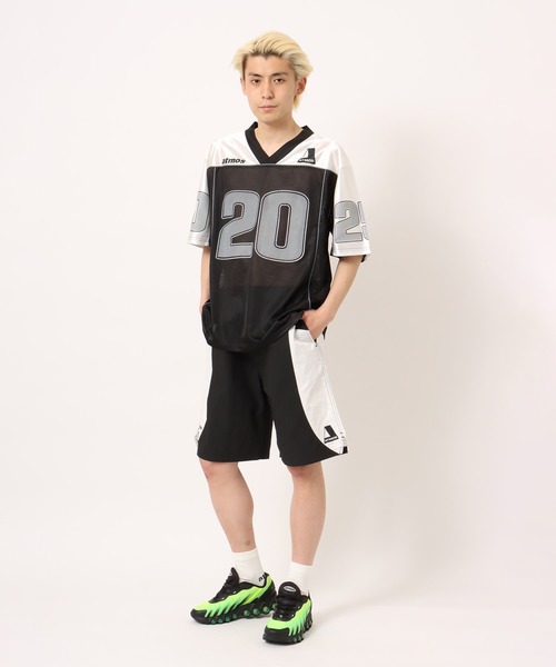 H&S メッシュ フットボールシャツ 未使用 XL BLACK ハイド&シーク H&S メッシュ フットボールシャツ 未使用 XL BLACK ハイド