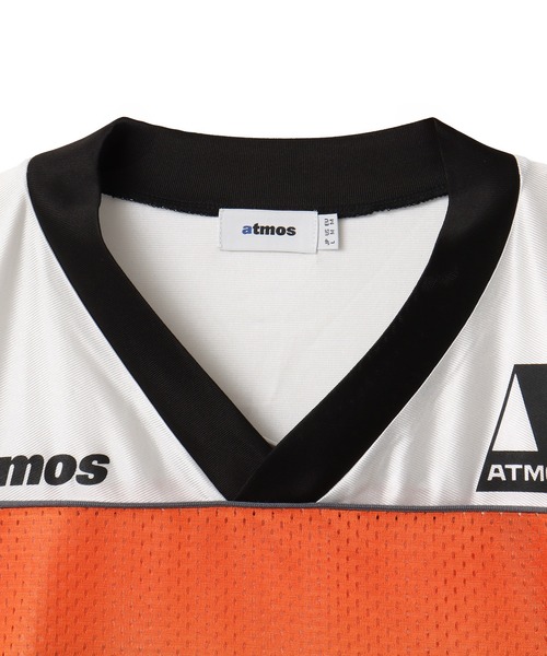 atmos（アトモス）の「atmos Mesh Football Shirt / アトモス メッシュ フットボール シャツ（ジャージ・メンズ・ブラック/マルチ/ネイビー・M/L/XL）」の13枚目の写真