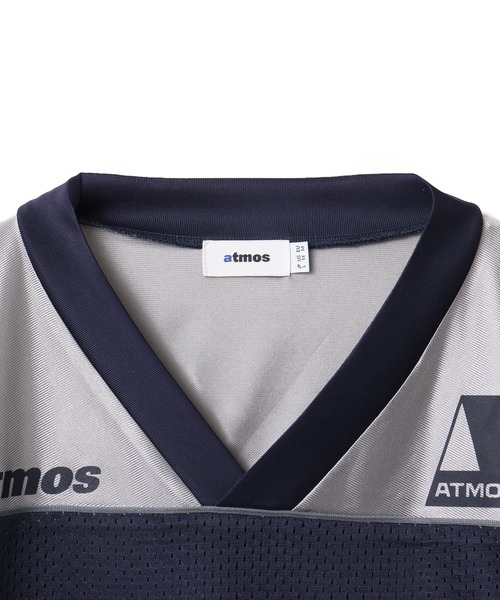 atmos（アトモス）の「atmos Mesh Football Shirt / アトモス メッシュ フットボール シャツ（ジャージ・メンズ・ブラック/マルチ/ネイビー・M/L/XL）」の20枚目の写真