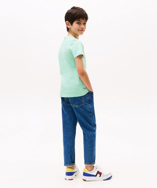 TOMMY HILFIGER（トミーヒルフィガー）の「BOYS テクスチャードグラフィックショートスリーブTシャツ（Tシャツ/カットソー・キッズ・レッド/ネイビー/ライトグリーン/ホワイト・160cm/130cm/150cm/140cm）」の19枚目の写真