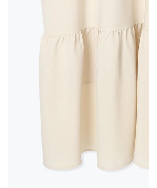 ehka sopo(エヘカソポ)の「Vネックノースリーブワンピース(ワンピース・レディース・モカ/キナリ/ブラック・F)」の16枚目の写真